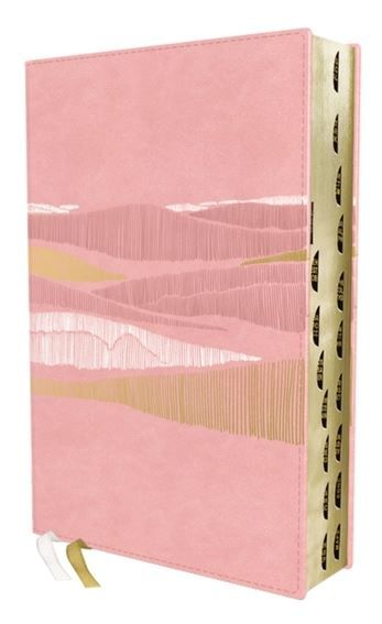 Image of NIV Thinline Bible Leathersoft – Pink Thumb Indexed