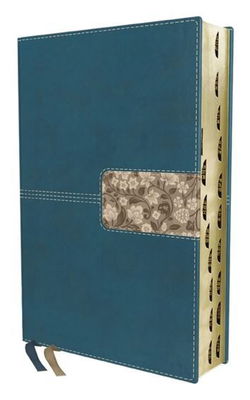 Image of NIV Thinline Bible Leathersoft – Teal Thumb Indexed