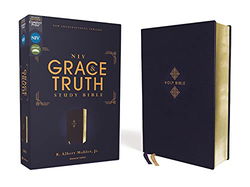 Image of NIV Grace and Truth Study Bible, Leathersoft, Navy, Red Letter, Comfort Print