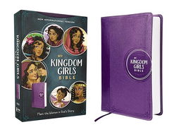 Image of NIV, Kingdom Girls Bible, Full Color, Leathersoft, Purple, Comfort Print: Meet t