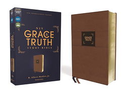 Image of NIV Grace and Truth Study Bible Brown Leathersoft, Red Letter