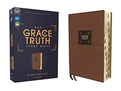 Image of NIV Grace & Truth Study Bible Brown Leather Indexed