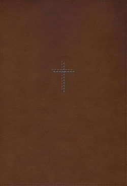 Image of NIV Quest Study Bible Large Print Brown Leathersoft