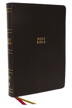 Image of NKJV Holy Bible, Super Giant Print Reference Bible, Brown Bonded Leather