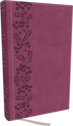 Image of NKJV Holy Bible, Pink Personal Size, LP, Leathersoft