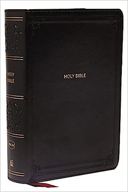 Image of NKJV, End-of-Verse Reference Bible, Compact, Leathersoft, Black, Comfort Print