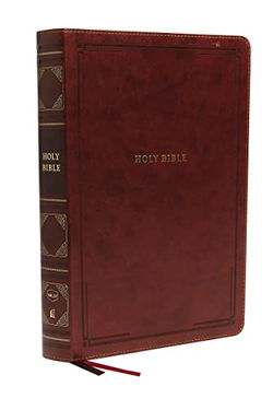 Image of NKJV, Reference Bible, Super Giant Print, Leathersoft, Brown