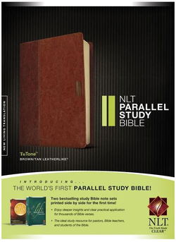 Image of NLT2 Parallel Study Bible-Brown/Tan TuTone
