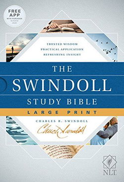 Image of NLT, The Swindoll Study Bible, Large Print