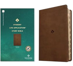 Image of NLT Student Life Application Study Bible, Rustic Brown, Indexed, Filament