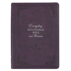 Image of Devotional Bible NLT for Women Faux leather, Purple