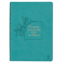 Image of Devotional Bible NLT for Women Faux leather, Teal