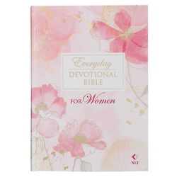 Image of Devotional Bible NLT for Women Hardcover, Pink