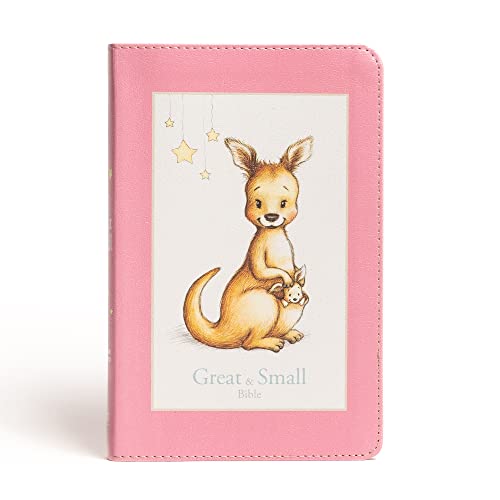 Image of CSB Great and Small Bible, Pink Leathertouch: A Keepsake Bible for Babies