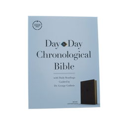 Image of CSB Day-By-Day Chronological Bible, Brown Leathertouch