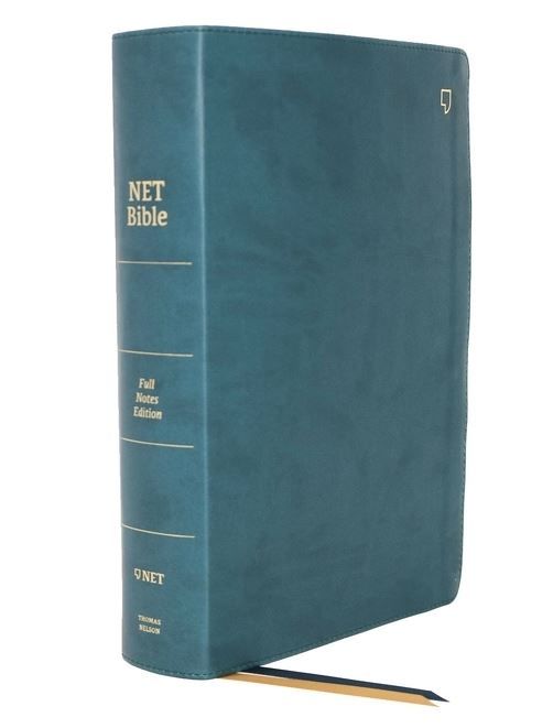 Image of NET Bible, Full-notes Edition, Leathersoft, Teal, Comfort Print