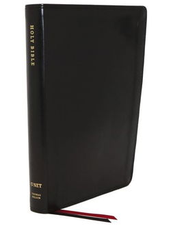 Image of NET Bible, Thinline, Leathersoft, Black, Thumb Indexed