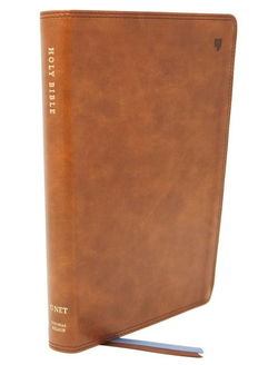 Image of NET Bible, Thinline, Leathersoft, Brown, Thumb Indexed