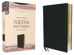 Image of NVSVUE Holy Bible, Leathersoft, Black, Comfort Print