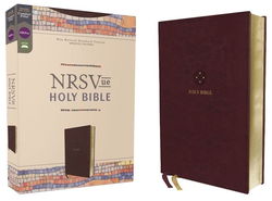 Image of NRSVUE Holy Bible, Leathersoft, Burgundy, Comfort Print