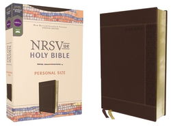 Image of NRSVUE Holy Bible, Personal Size, Leathersoft, Brown, Comfort Print