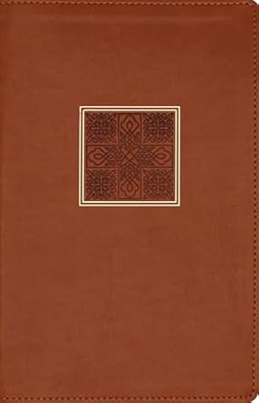 Image of NASB Personal Size Bible, Large Print, Brown Leathersoft, 1995 Text, Red Letter