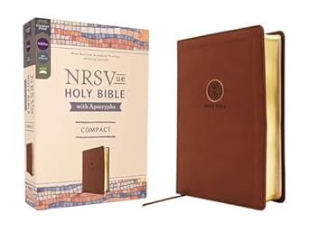 Image of NRSVue Holy Bible with Apocrypha, Compact, Leathersoft, Brown