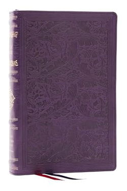 Image of RSV Personal Size Bible with Cross References, Purple Leathersoft