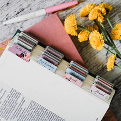 Image of Floral Bible Tabs
