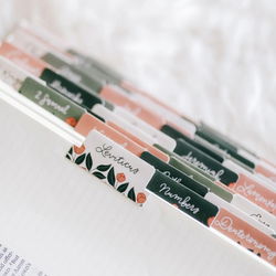 Image of Garden Floral Bible Tabs