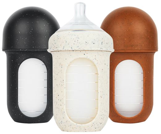 Image of Speckle 8 oz. Silicone Pouch Bottle 3 Pack