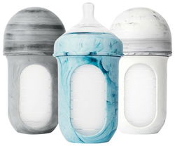 Image of Tie Dye 8 oz. Silicone Pouch Bottle 3 Pack