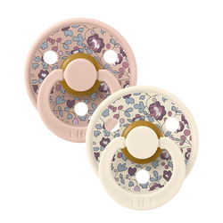 Image of Bibs Liberty Pacifier 0-6 Months – Eloise/Blush Mix