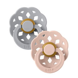 Image of Bibs Pacifier Boheme 6-18 Months – Cloud/Blush