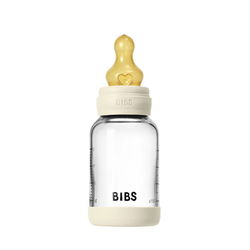 Image of Baby Glass Bottle Set 4oz Latex – Ivory