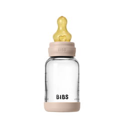 Image of Baby Glass Bottle Set 4oz Latex – Blush