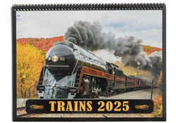 Image of 2025 Calendar – Trains