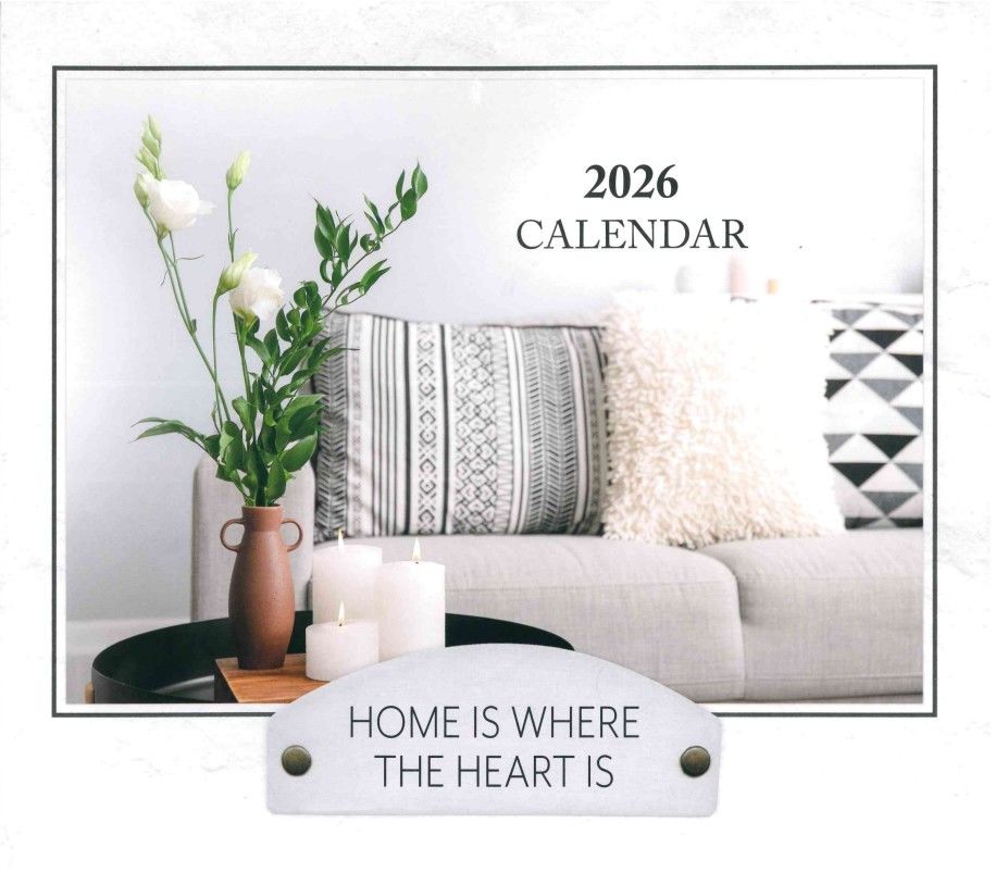 Image of 2026 Simple Faith Home Is Where the Heart Is Calendar