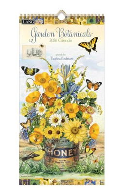 Image of 2026 Vertical Wall Calendar – Garden Botanical