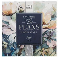 Image of 2026 Calendar Lg For I Know the Plans Jer. 29:11