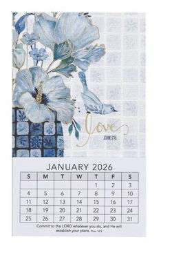 Image of 2026 Mini Magnetic Calendar Love