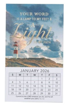 Image of 2026 Mini Magnetic Calendar Light to My Path