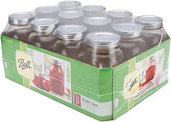 Image of Mason Jars Regular 1 Quart Case of 12