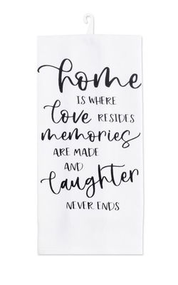 Image of Tea Towel – Home and Memories