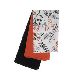 Image of 3 Pk Kitchen Towel Set – Persimmon