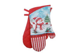 Image of 14″ Oven Mits 2pcs Snowmen