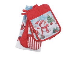 Image of 5 pc Kitchen Set (Snowman)