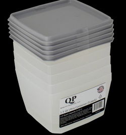 Image of Ultra Square Freezer Container 1.5 Qt (5pack)