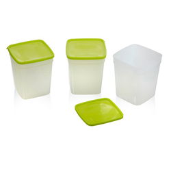 Image of Freezer Storage Containers 1 qt /  3pkg –