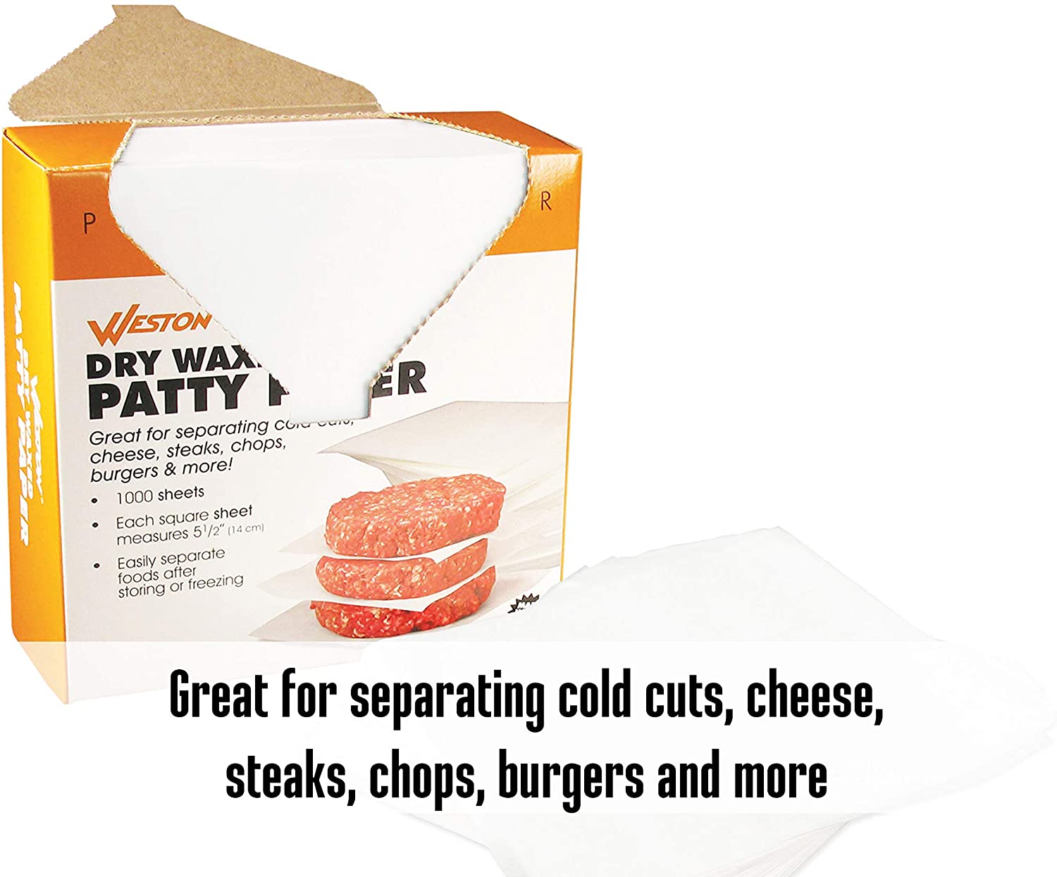 Image of Burger Patty Paper 1000/pk